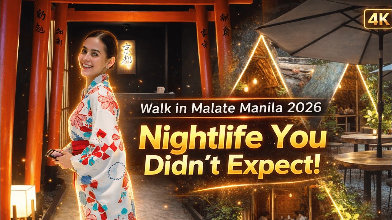 YOU WON'T BELIEVE THIS EXISTS IN MANILA | Walk in Malate Manila 2026 part 1