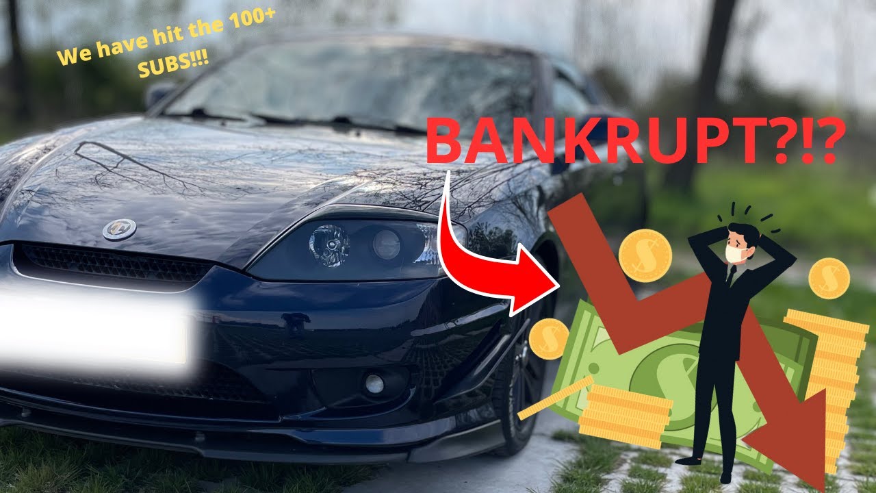 Going BANKRUPT and Hitting 100 SUBS! 😱💥#hyundai #tiburon #tuning