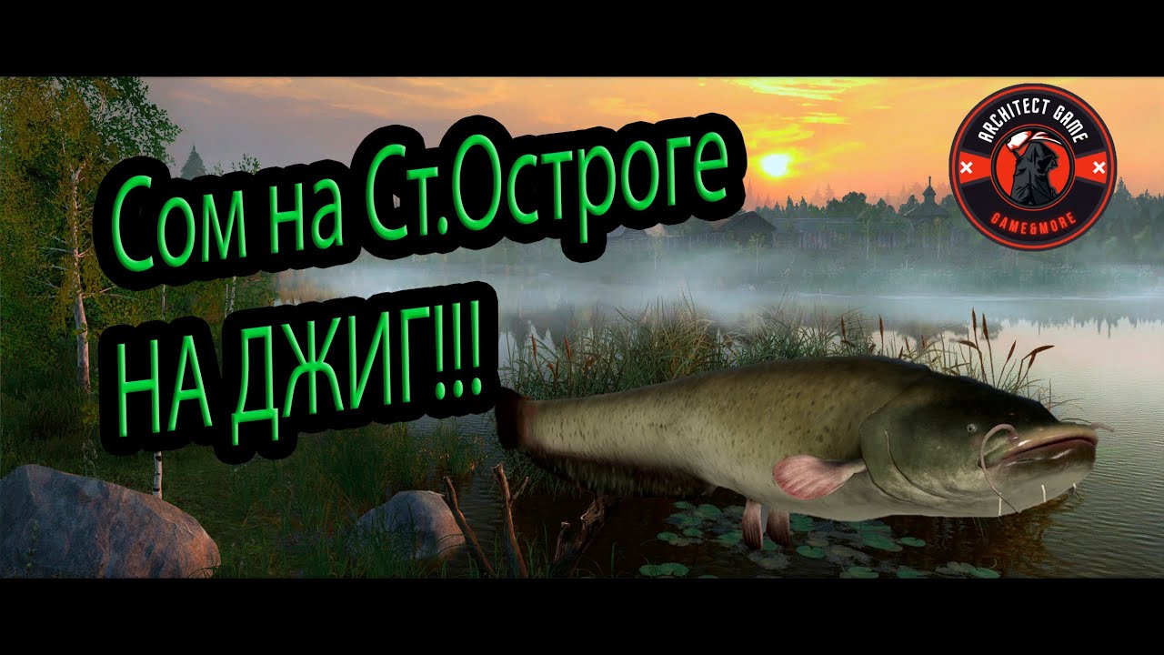 СОМ на Старом Остроге, на Джиг !!!! Русская рыбалка 4!!!!
