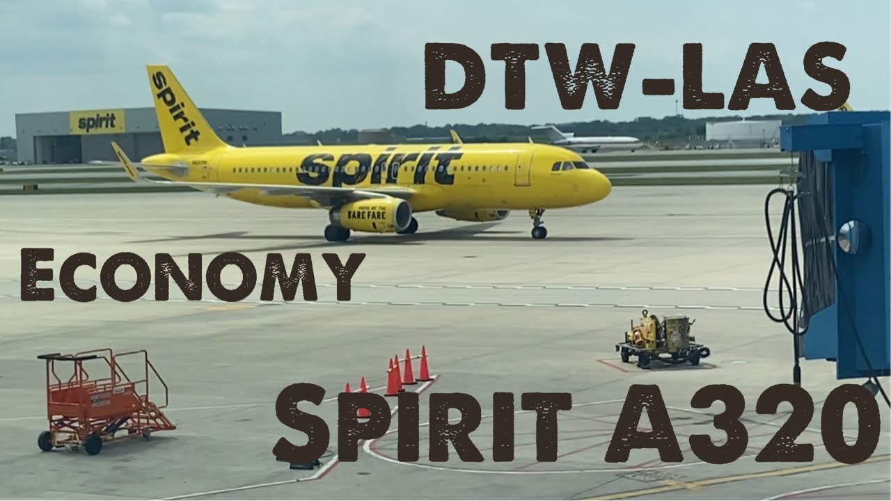 TRIP REPORT: Spirit A320  - Detroit (DTW) to Las Vegas (LAS) - Economy