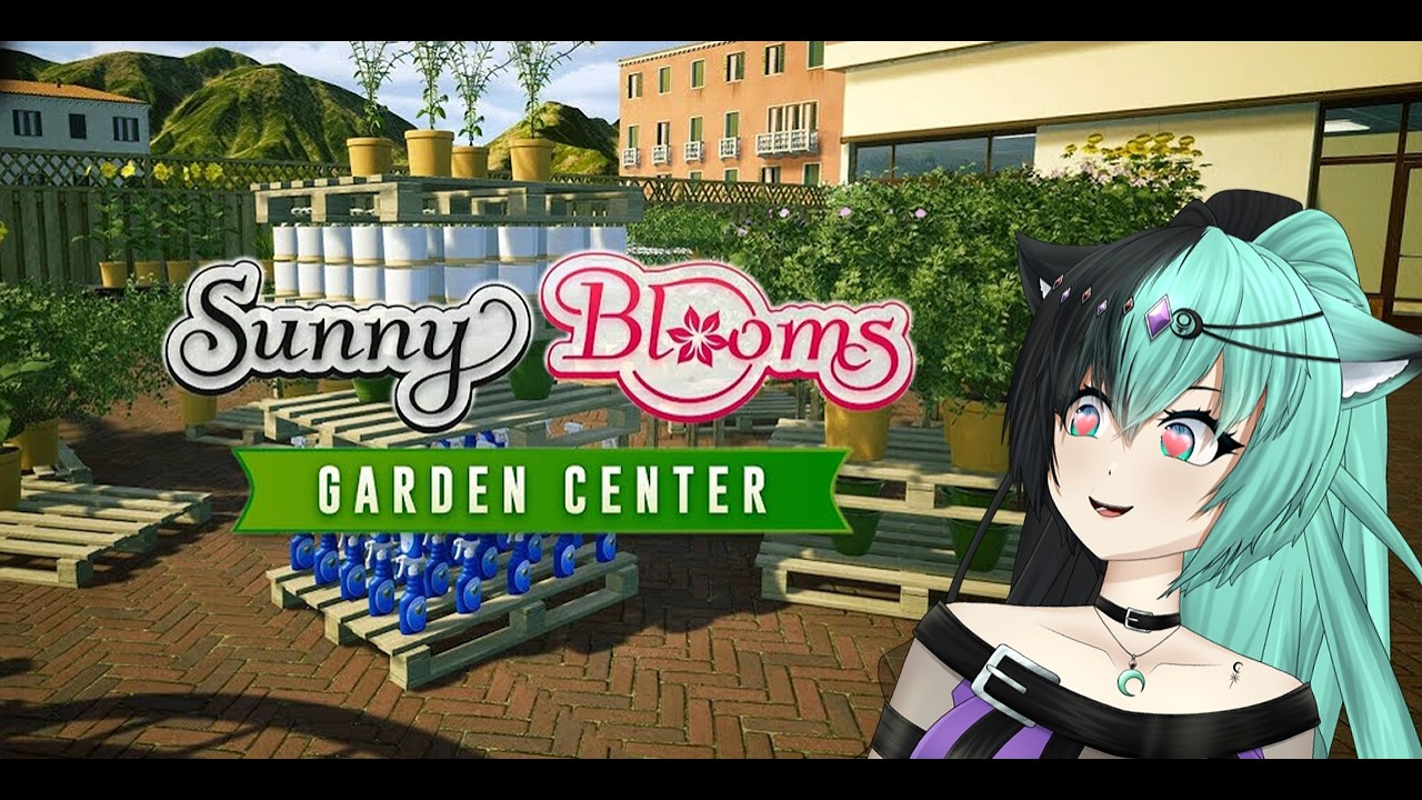 ☽°•. Vtuber eröffnet ein Gartencenter - Sunny Blooms Garden Center