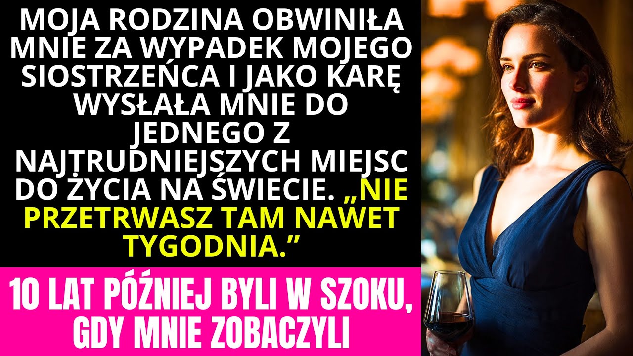 Moja rodzina obwiniła mnie za wypadek mojego siostrzeńca i jako karę wysłała mnie do jednego z…