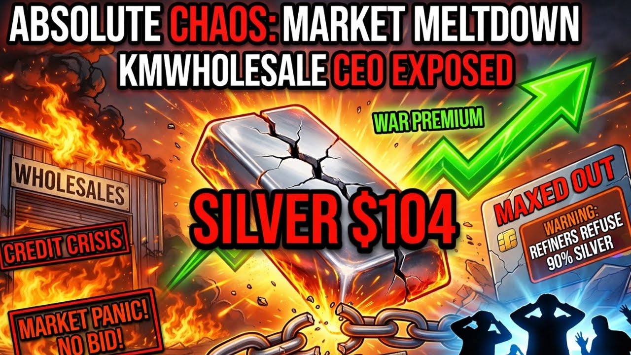 SILVER SHORTAGE EXPOSED: Dealers Maxed Out on Credit Can't Buy Your Silver | Market Breaking Down