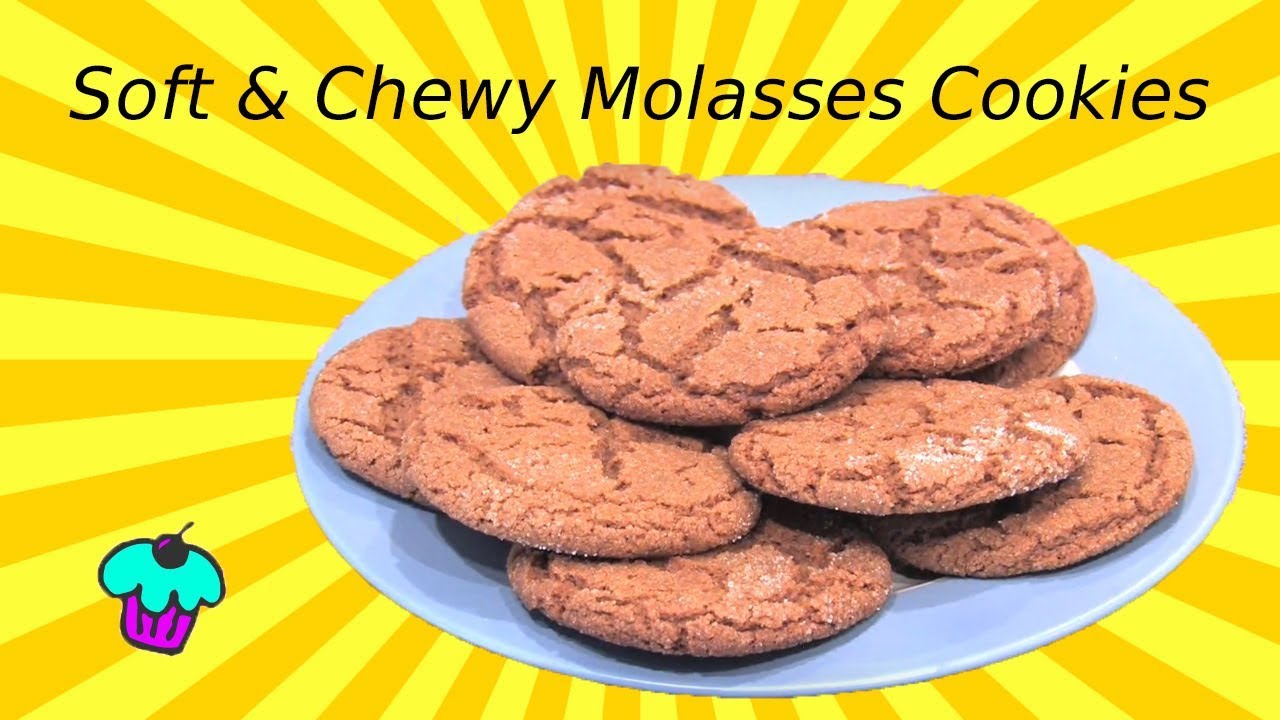 Soft and Chewy Molasses Cookie