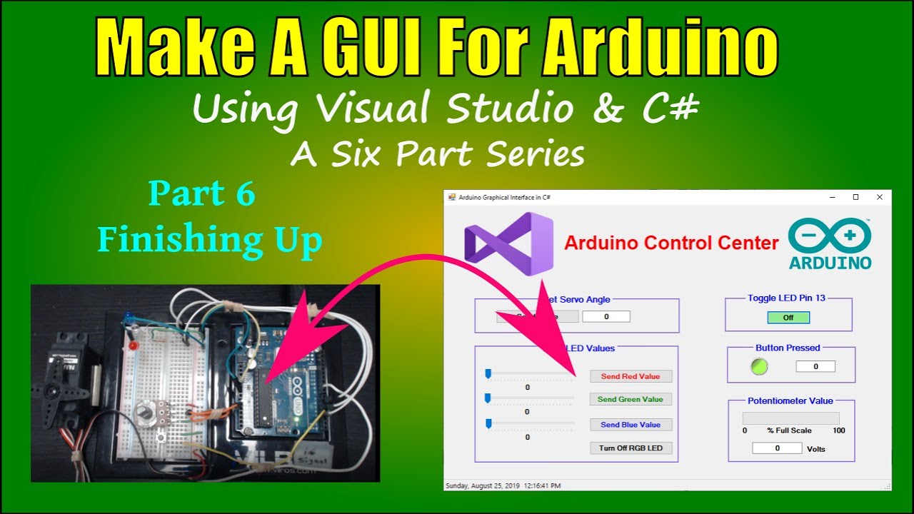 Arduino GUI Part 6   Finish Up
