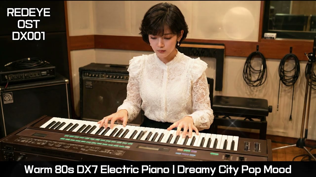 [BGM 연주곡] Warm 80s DX7 Electric Piano | Dreamy City Pop Mood | DX001