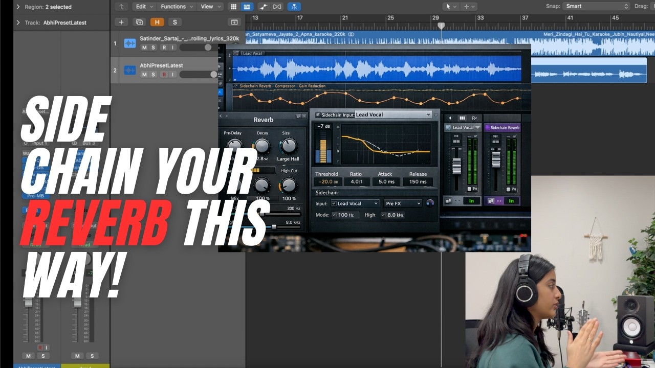 Always SIDE CHAIN your vocal REVERBS! (Like This)