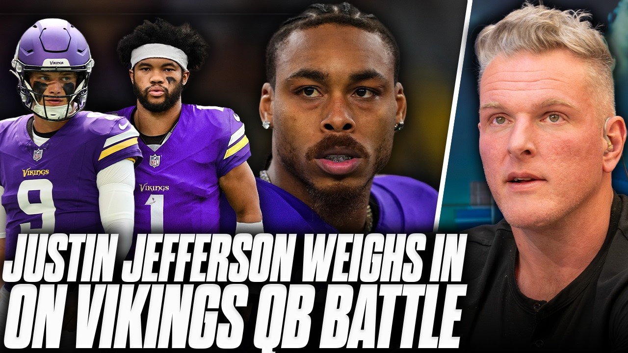 Justin Jefferson Gives An Honest Update About Vikings QB Battle...