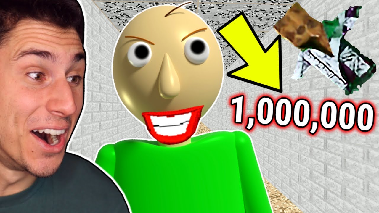 Baldi's Basics с 1 МИЛЛИОНОМ пикантных батончиков!