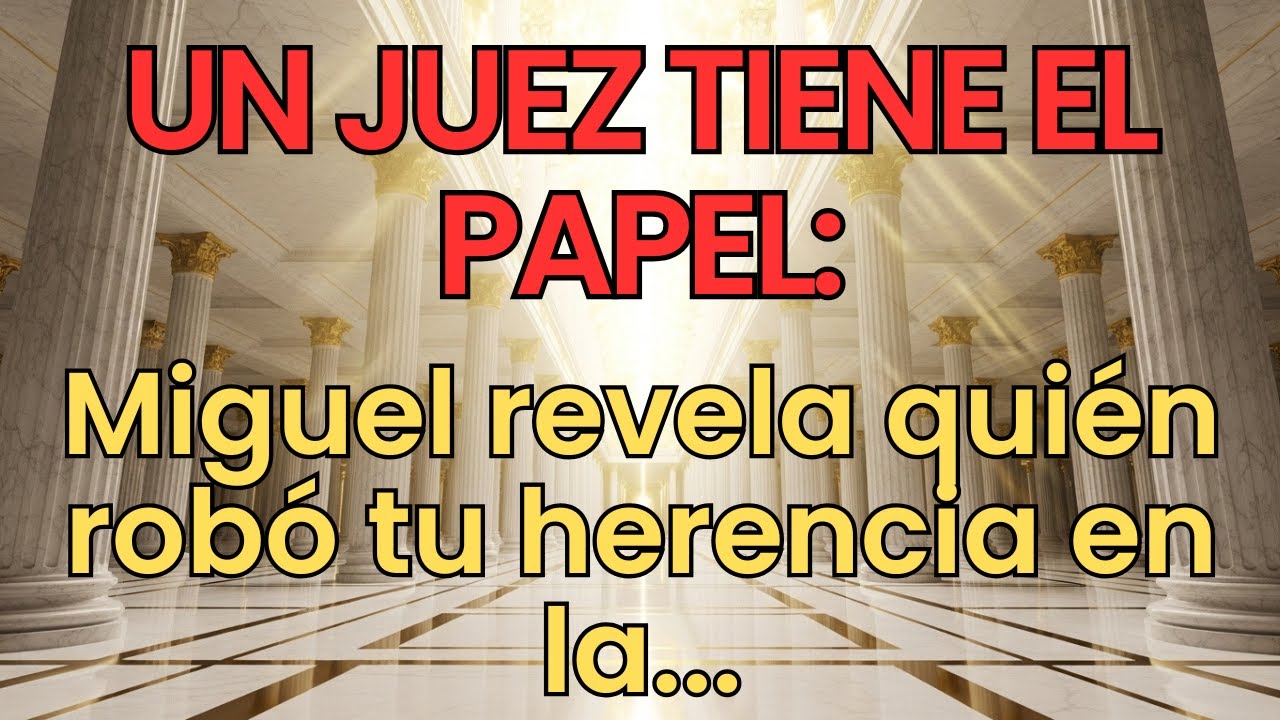 UN JUEZ TIENE EL PAPEL: Miguel revela quién robó tu herencia en la...