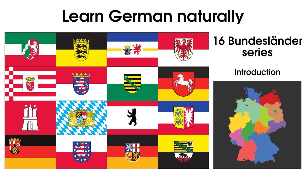 🇩🇪 Die 16 Bundesl&auml;nder (the 16 German federal states) - series introduction | Learn German