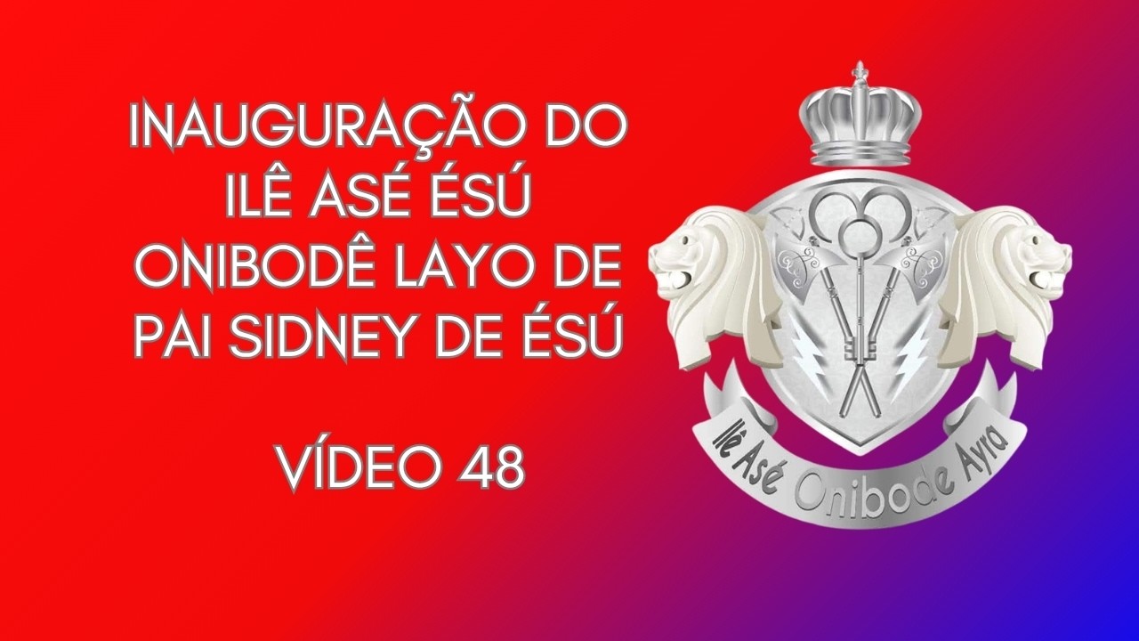 Inauguração do Ilê Asé Ésú Onibodê Layo de Pai Sid de Ésú   video48