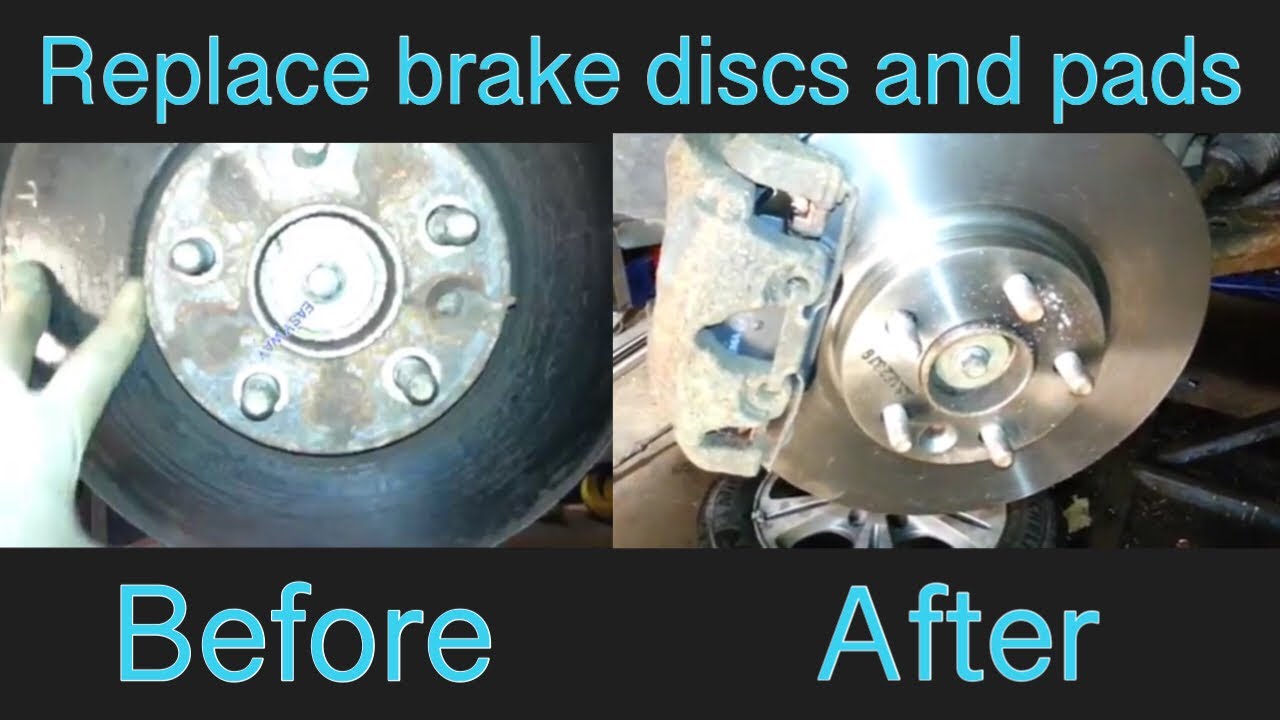 REPLACE BRAKE DISCS AND PADS FORD S MAX, FOCUS,MONDEO,VW SHARAN, SEAT AND SKODA تغير الفرامل ,البريك