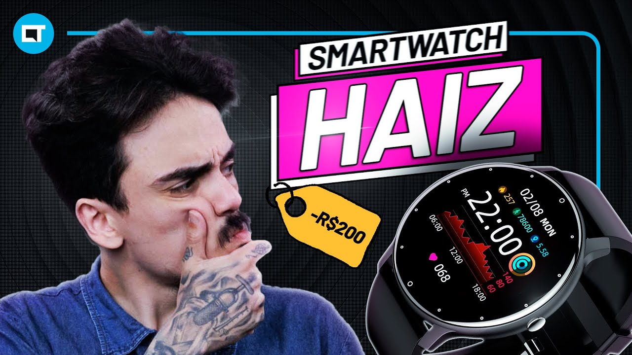 Smartwatch Haiz, vale a pena esse relógio inteligente bluetooth abaixo dos R$ 200?