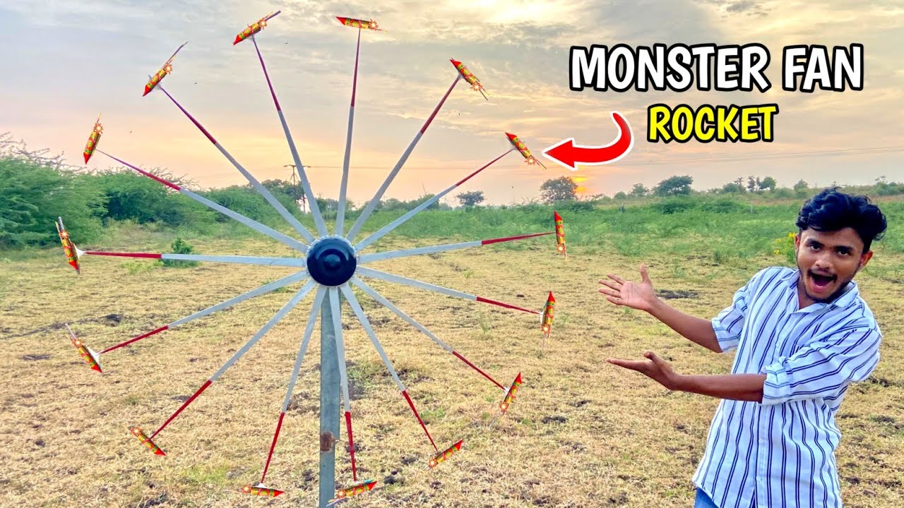 Monster Fan Vs Rocket | पंखा देखकर सबके होश उड़ गए? - Rocket Wheel🔥