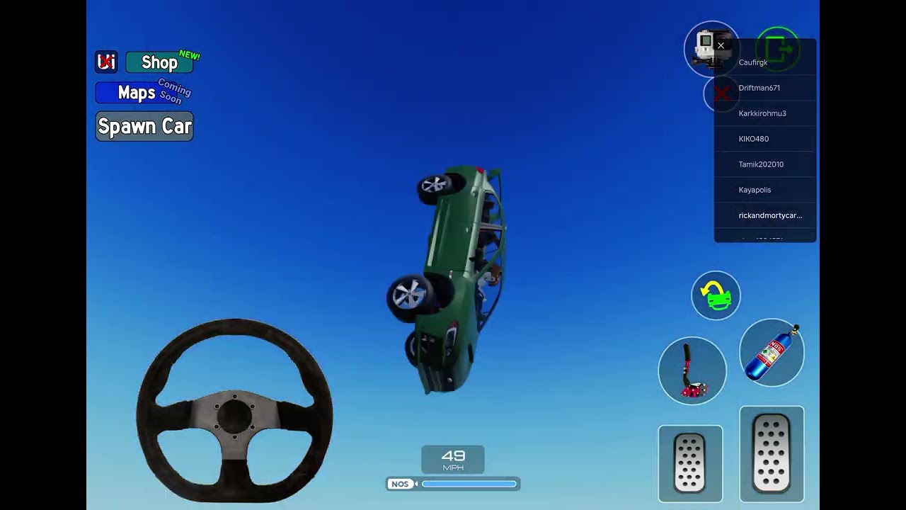 Trying out the Subaru handling(control)