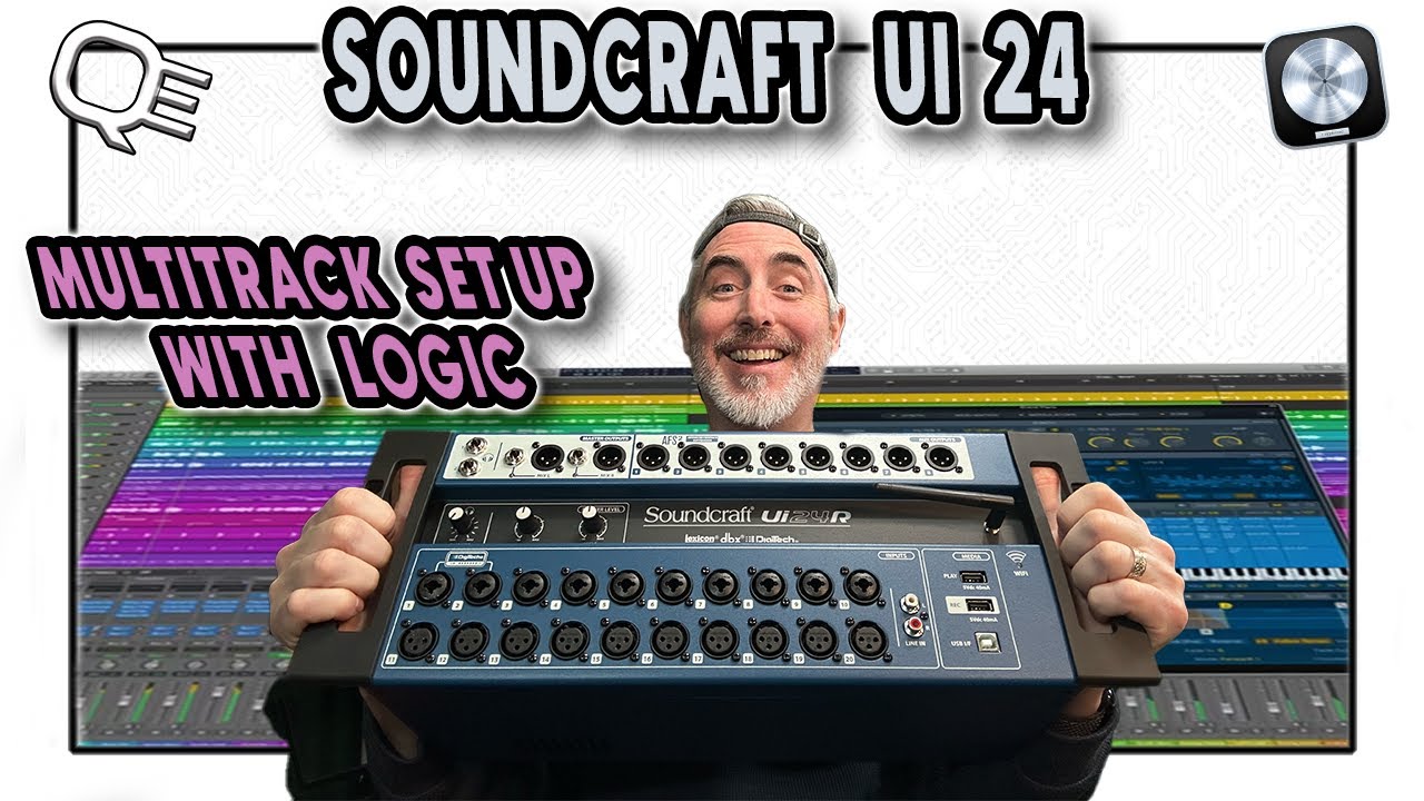 SOUNDCRAFT UI 24 - MULTITRACK WITH LOGIC SETUP