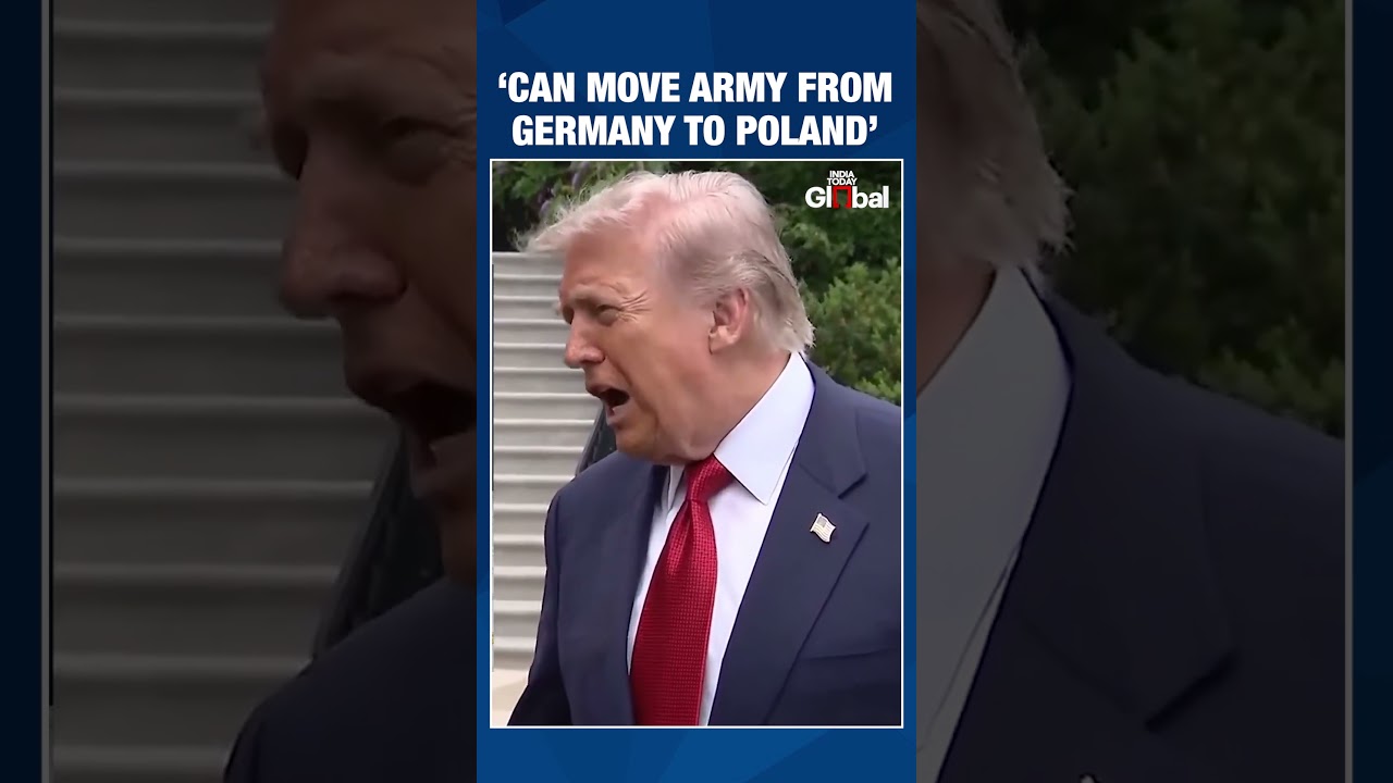 Трамп намекает, что может перебросить американские войска в Польшу вместо Германии | #trump #germany