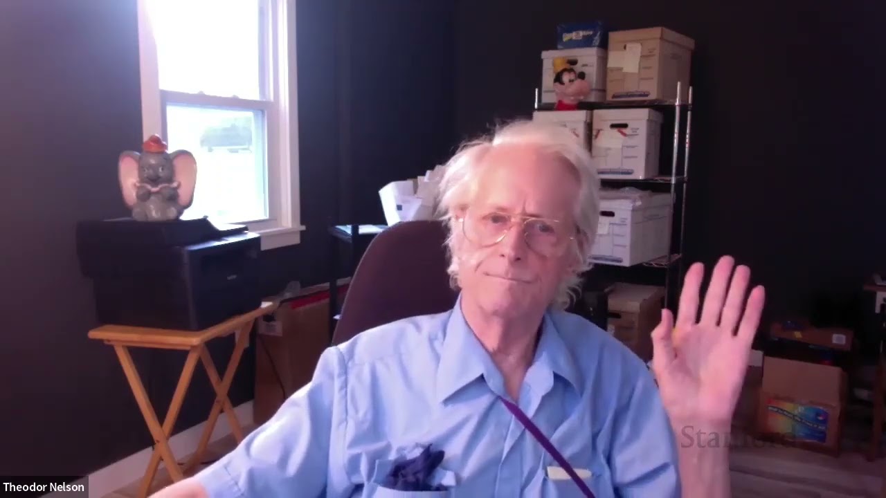 Stanford Seminar:  I forgot, I invented hypertext - Ted Nelson