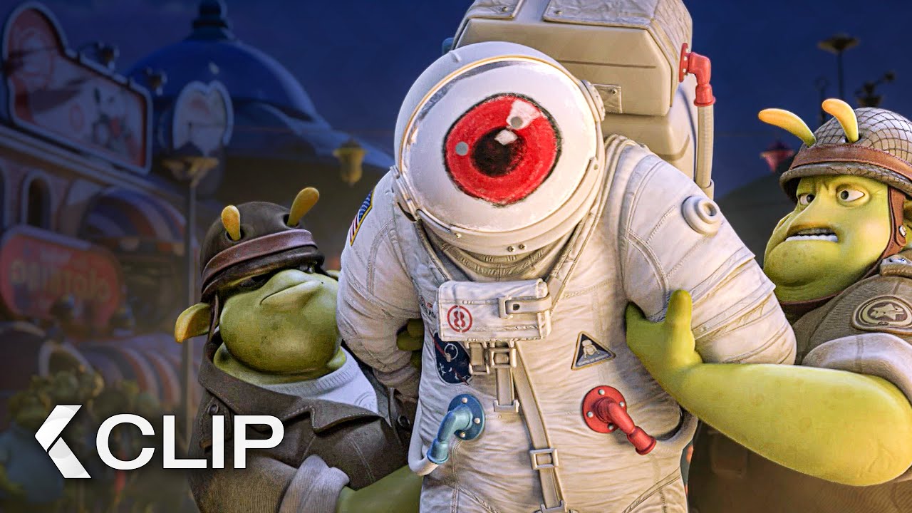 The Army Finally CATCHES Chuck And Lem - PLANET 51 Clip (2009)