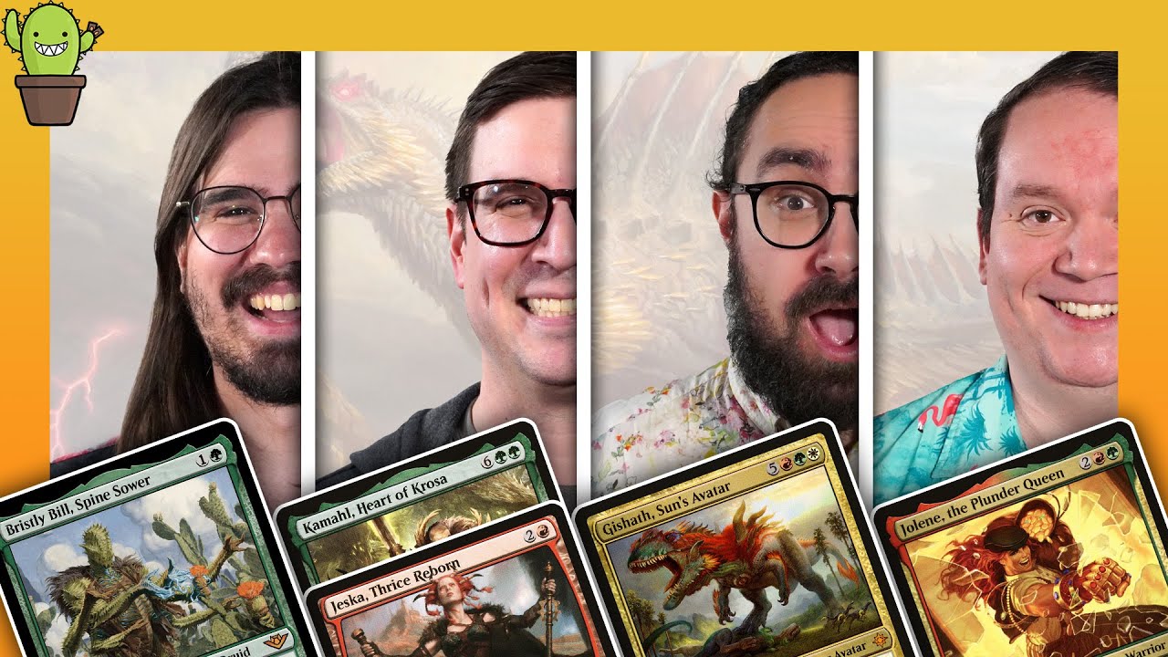 GREEN means GO in Commander | Gishath VS Bristly Bill VS Kamahl/Jeska VS Jolene
