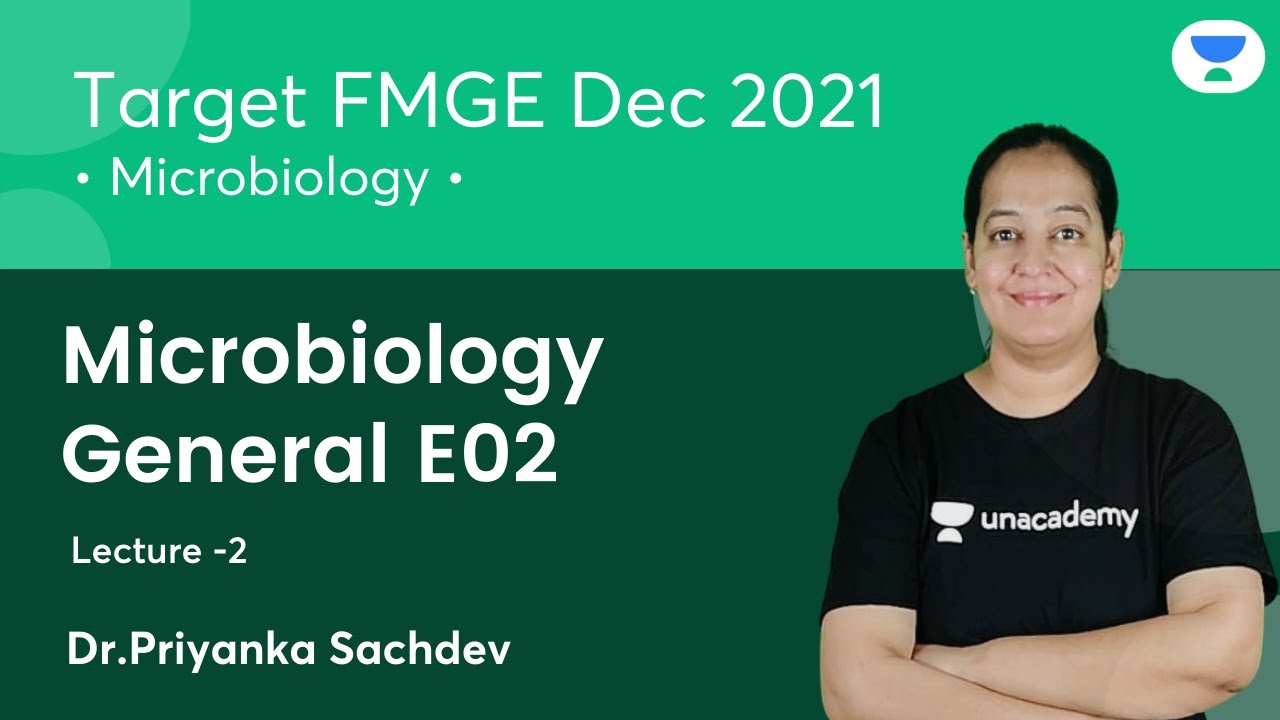 Microbiology-General E02 | L2 | Target FMGE Dec 2021 | Let's crack NEET PG | Dr. Priyanka Sachdev