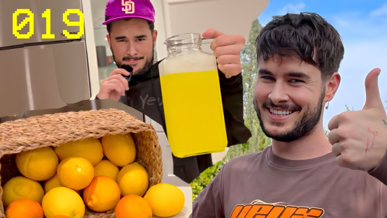 I MADE HOMEMADE LEMONADE VLOG 019