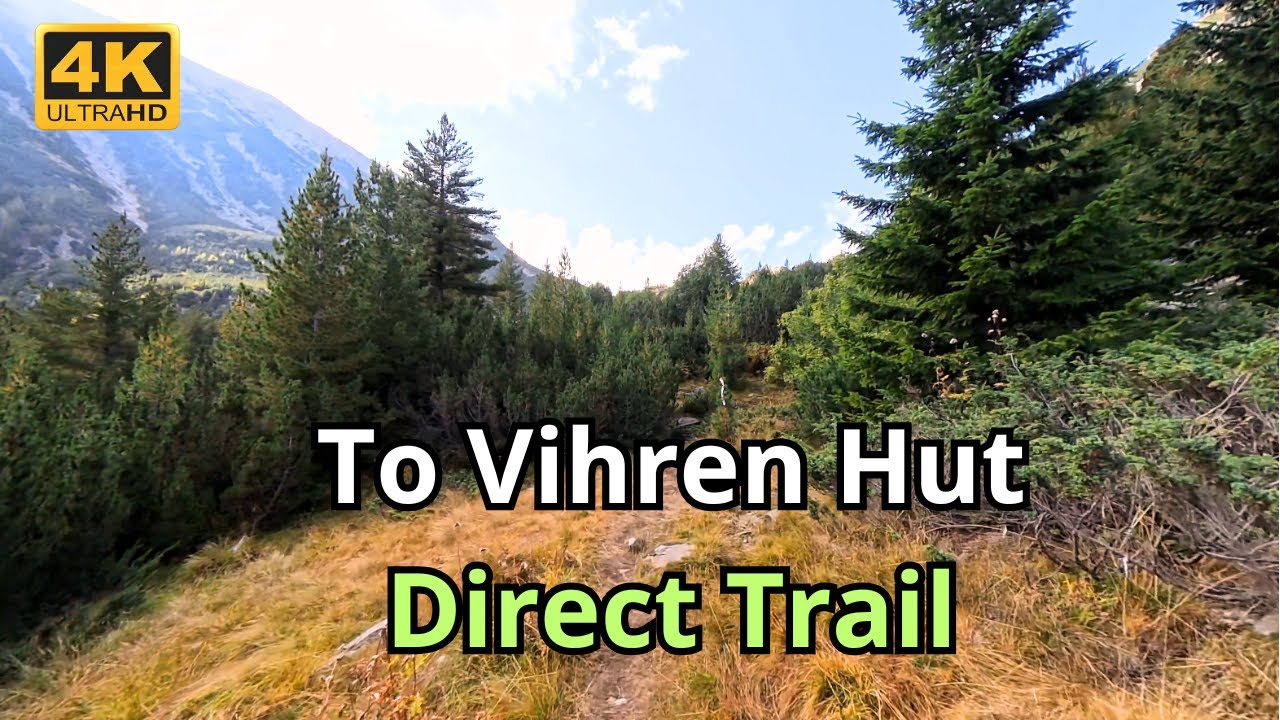 Scenic Pirin trails. Directly to Vihren hut.