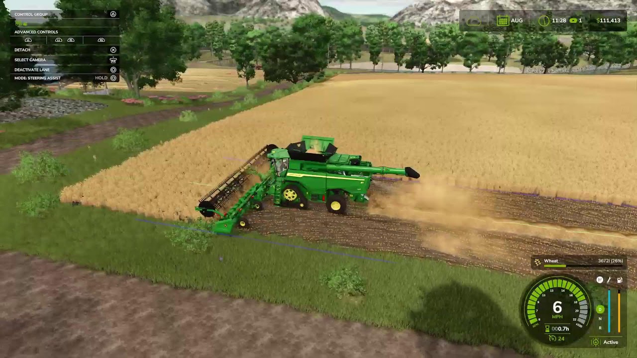 Farming Simulator 25 Goldcrest New JD S7! 14(Live)