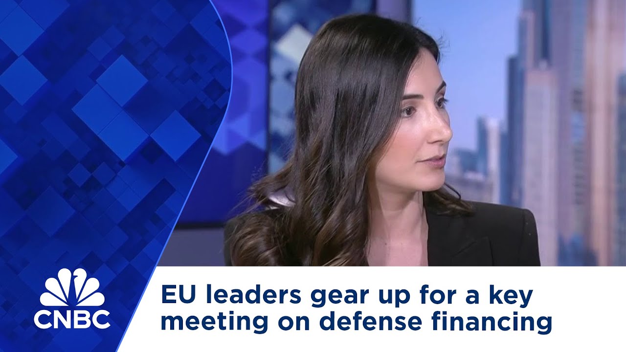 EU leaders gear up for a key meeting on defense financing