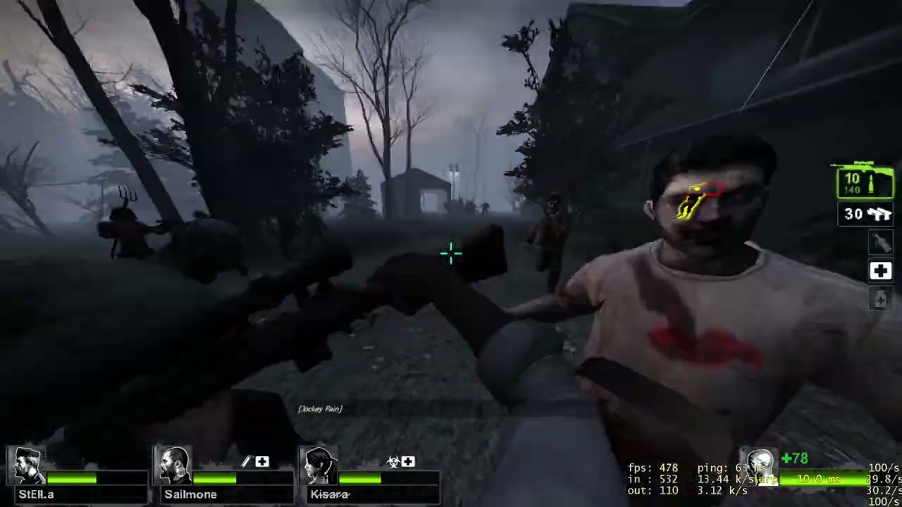 Left 4 Dead 2 Versus - Quick game on Blood Harvest