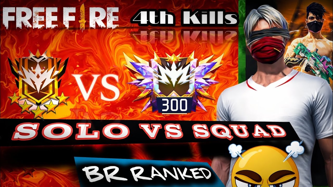 Solo vs Squad in Mobile Grandmaster Players knock down 👽#freefire #viralvideo  @nikammaff-f 