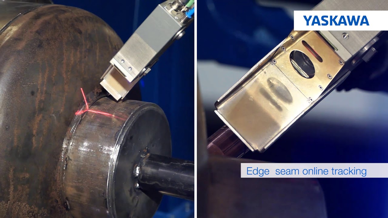 Yaskawa arcweld seam tracking MOTOSense Vision system XYZ Robot gantry