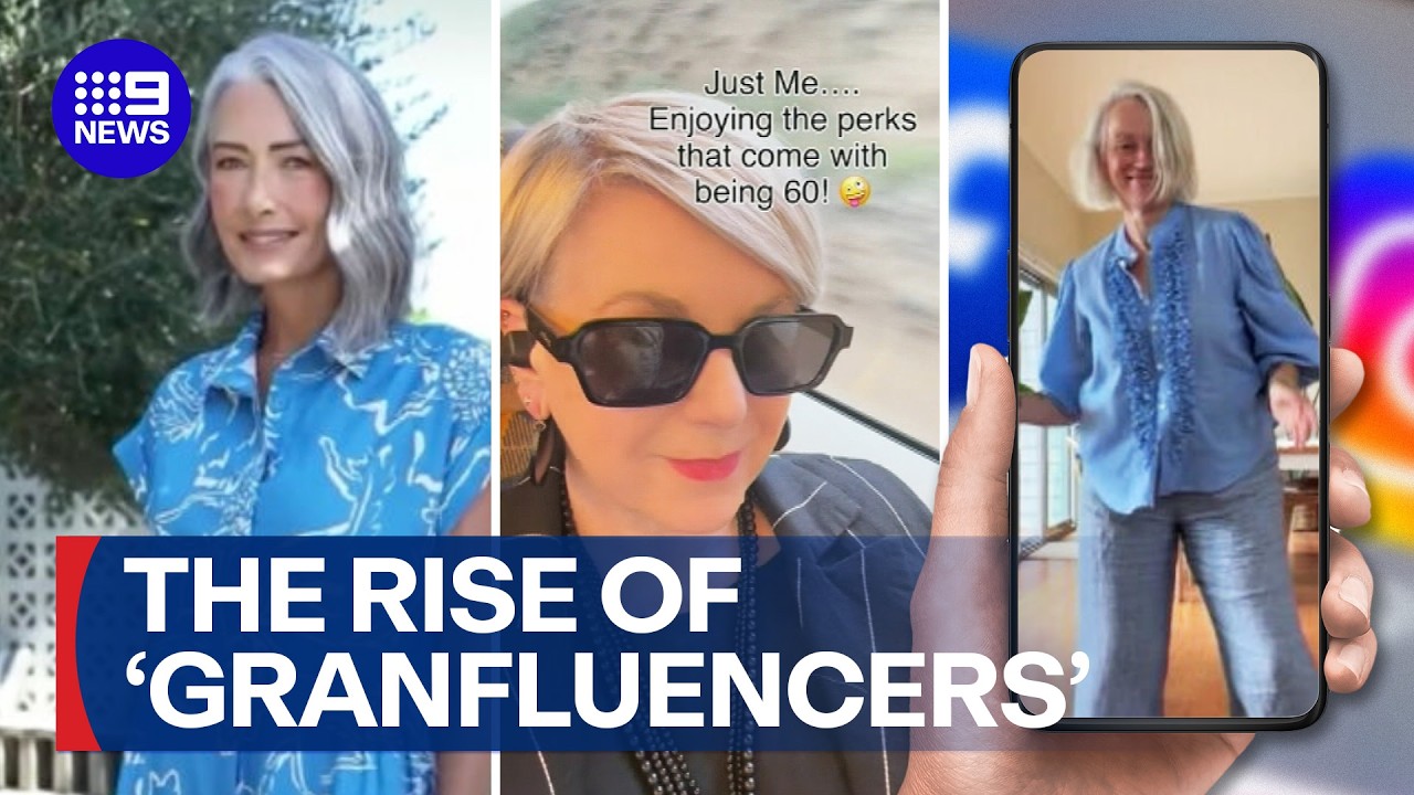 New wave &lsquo;granfluencers&rsquo; taking over social media | 9 News Australia