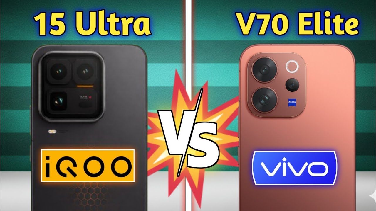 iQOO 15 Ultra vs Vivo V70 Elite 🔥 Camera, Gaming & Battery Test | Best Phone 2026?
