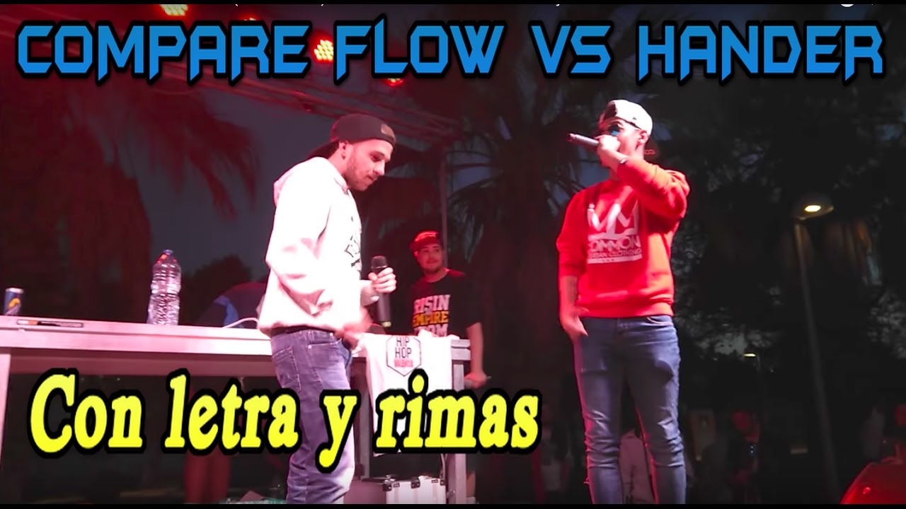 COMPARE FLOW vs HANDER (BATALLA de MÉTRICAS) +Letra y rimas