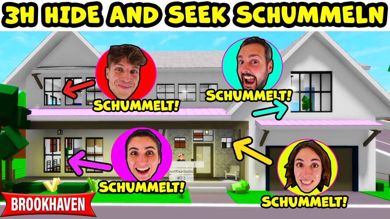 3 STUNDEN NUR SCHUMMELN BEI HIDE AND SEEK! Mit Kaan, Dania, Lena & Tom!