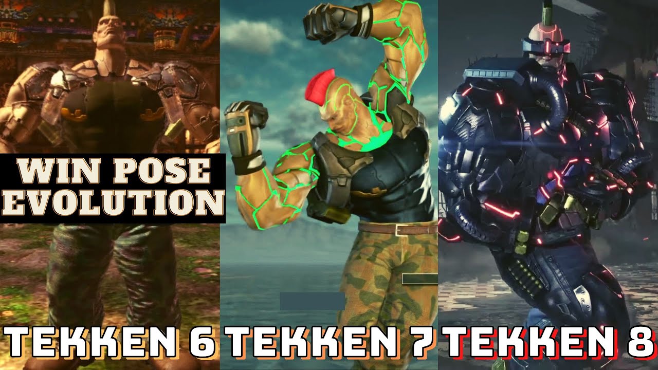 Visual Evolution of Jack's Win Poses Across 7 Tekken Games!
