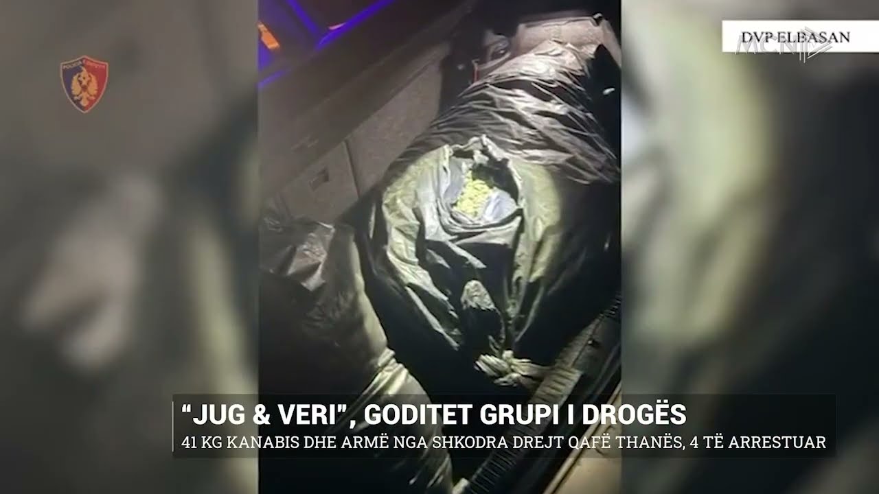 “Jug & Veri”, goditet grupi i drogës/ 41 kg kanabis dhe armë nga Shkodra drejt Qafë Thanës