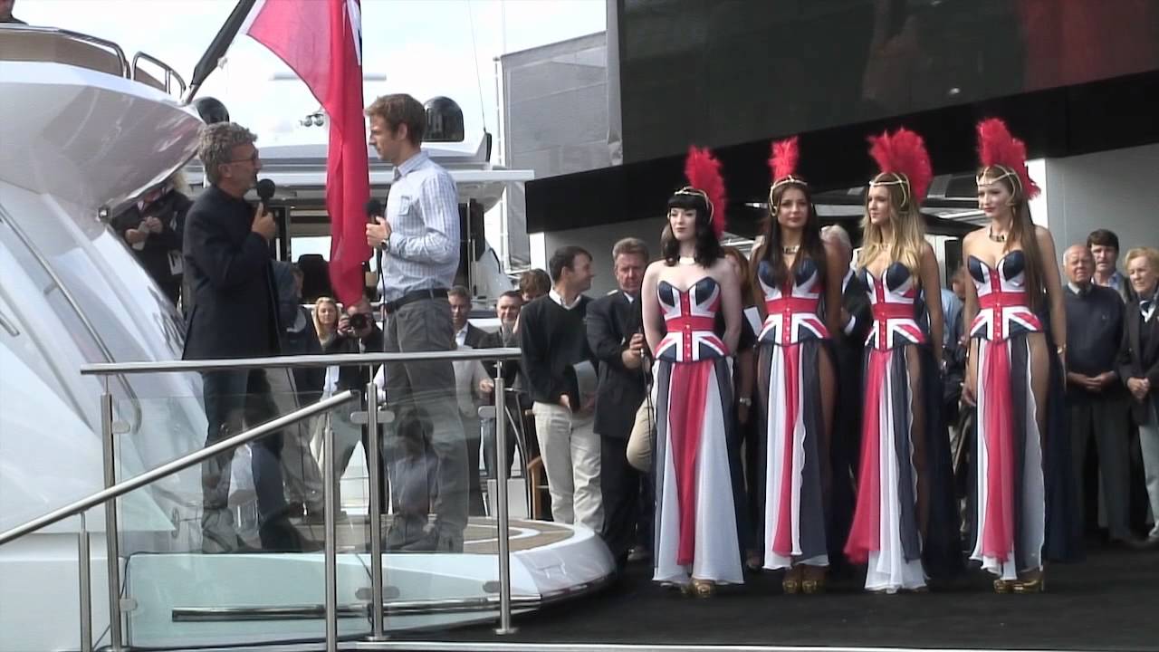 Jenson Button and Eddie Jordan launch the Sunseeker Predator 80 and Portofino 40