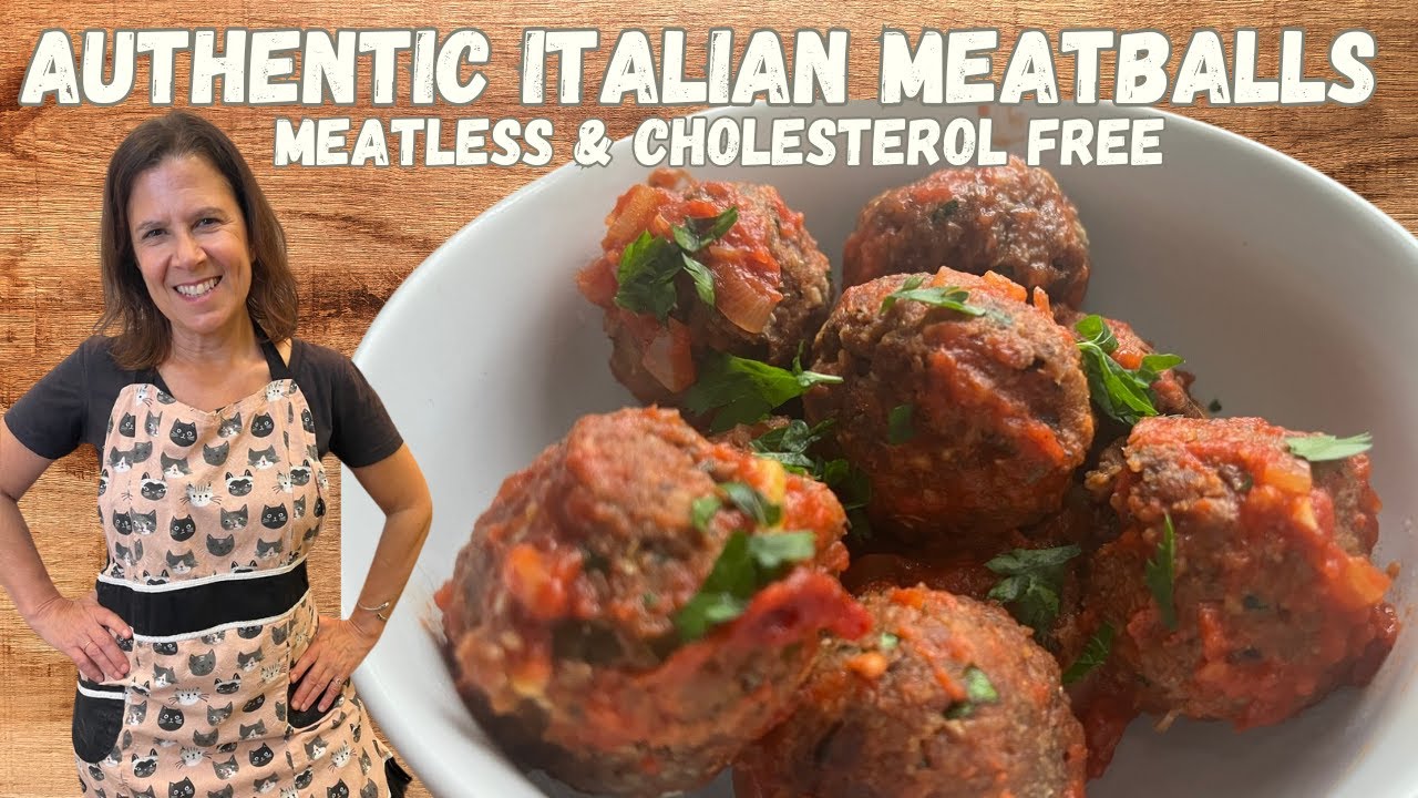 Delicious Vegan Italian Meatballs Recipe With Homemade Spaghetti Sauce - Easy Vegetarian Recipes