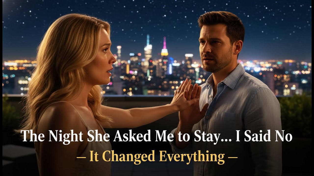 📕 The Night She Asked Me to Stay – I Said No, But It Changed Everything