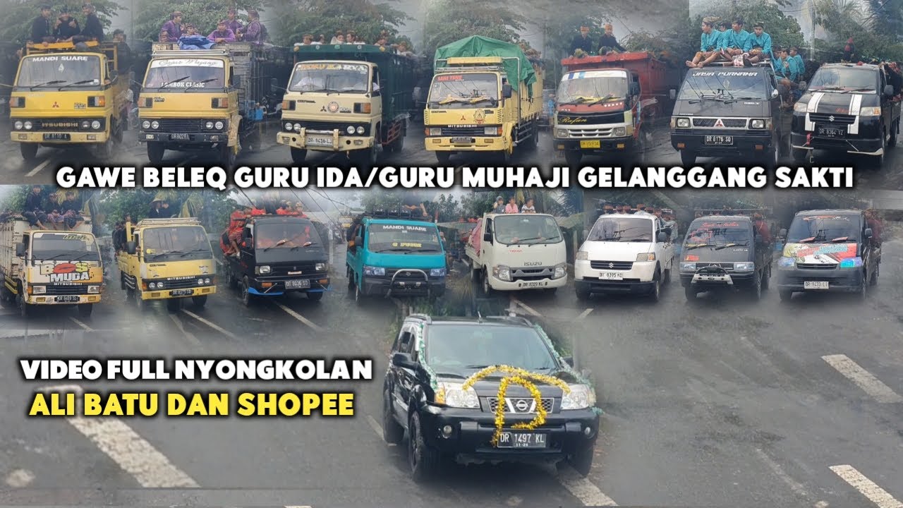 GAWE BELEQ GURU IDA GELANGGANG NYONGKOLAN ALI BATU & SHOPEE 2025 DI IRINGI BELASAN BETEP KE JEROWARU