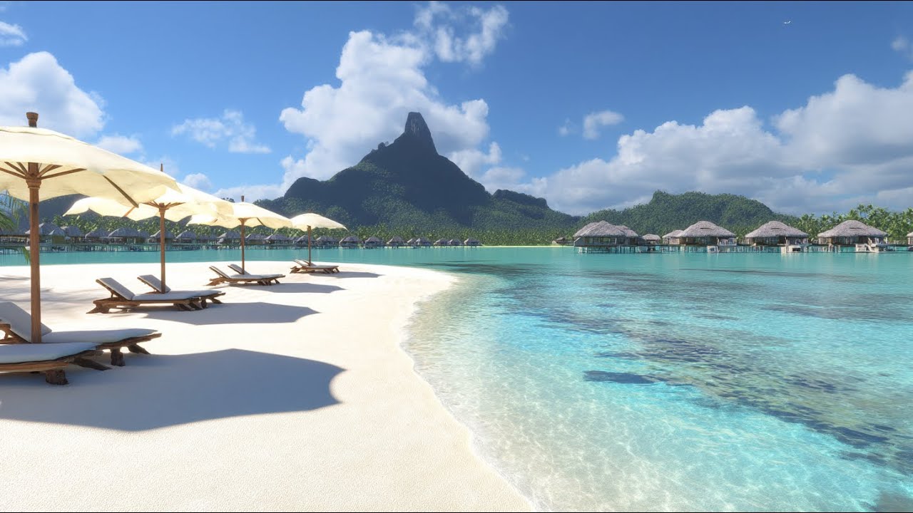 Luxury Tropical Beach Chillout Music for Relaxation, Focus and Peaceful Sleep by the Ocean View