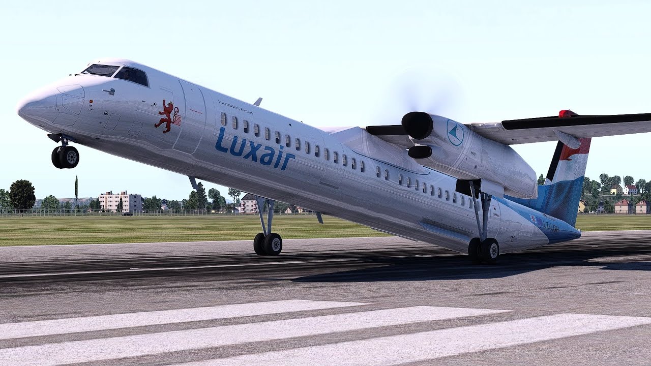 Desliz impensable al despegar en Alemania - Vuelo 9562 de Luxair