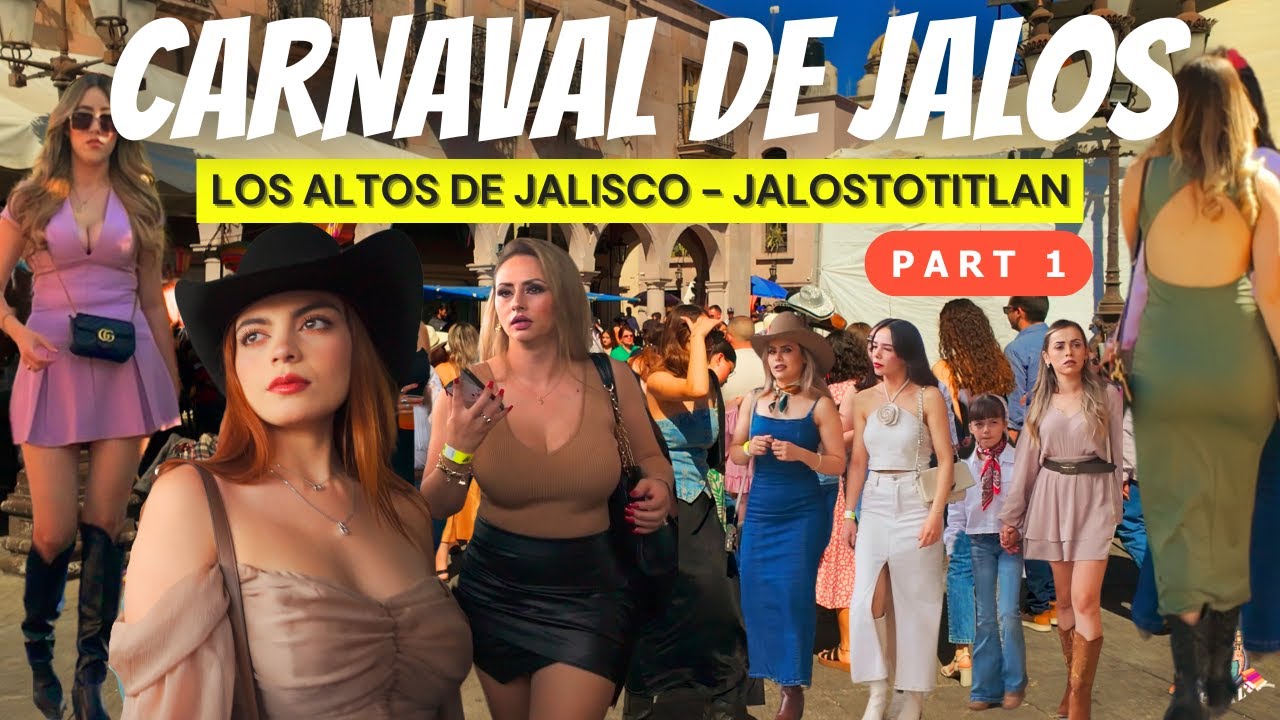 🇲🇽 Las MUJERES MÁS HERMOSAS💃en el CARNAVAL de JALOS 2025 🎭🎉 ALTOS DE JALISCO | JALOSTOTITLAN, MÉXICO