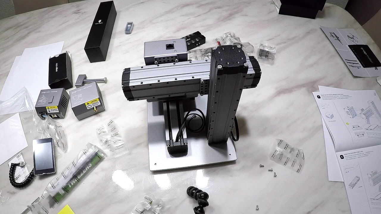 Snapmaker Original 3in1 Unboxing and Installation. - Time-lapse Video.