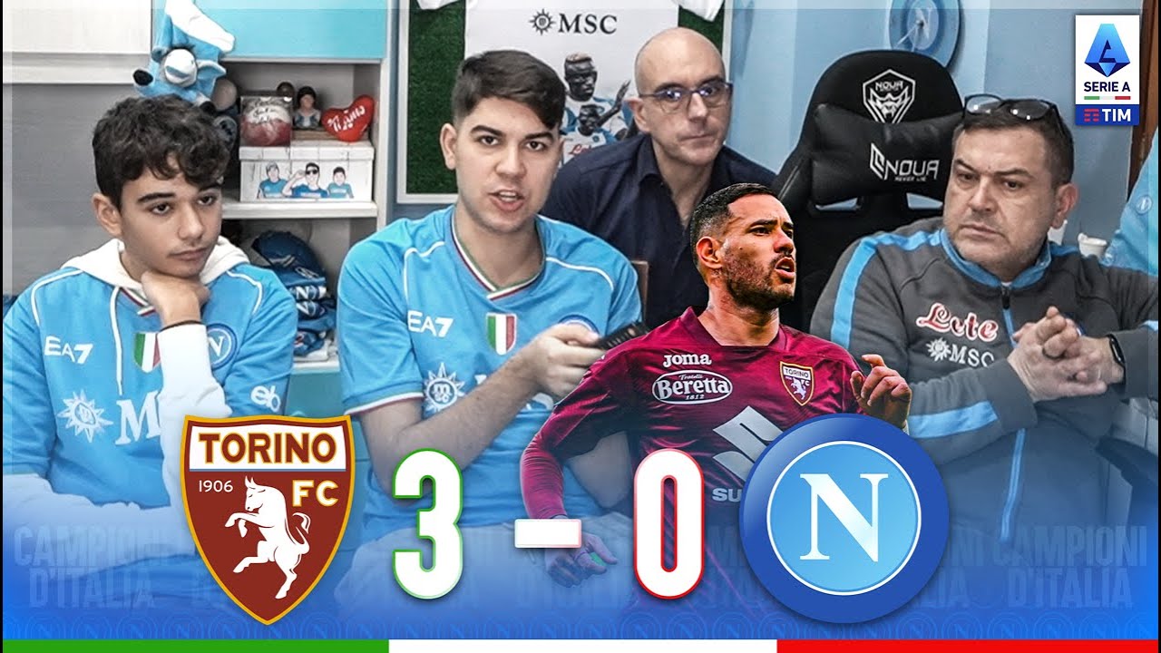 SCANDALOSI... TORINO-NAPOLI 3-0 | LIVE REACTION NAPOLETANI