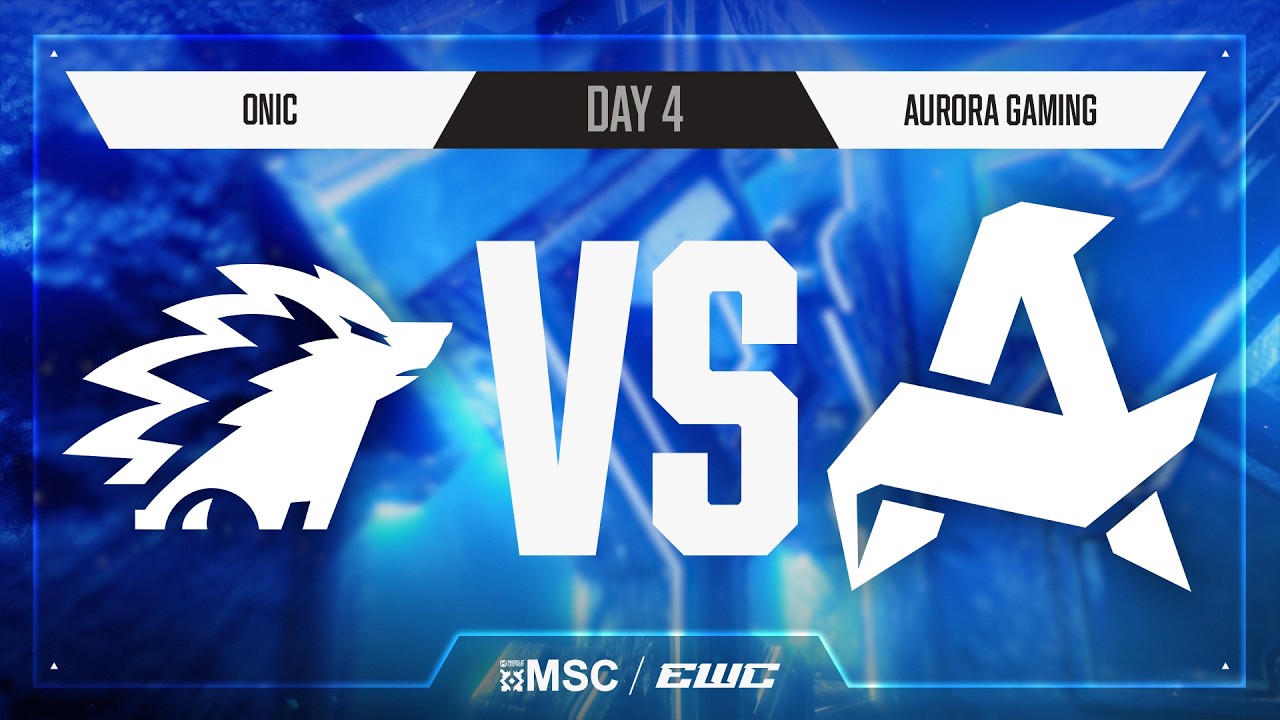ONIC vs Aurora Gaming | Day 4 | Group Stage | MSC at EWC 26
