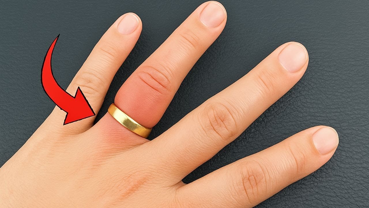 Many People Don't Know This Trick To Remove A Stuck Ring!!